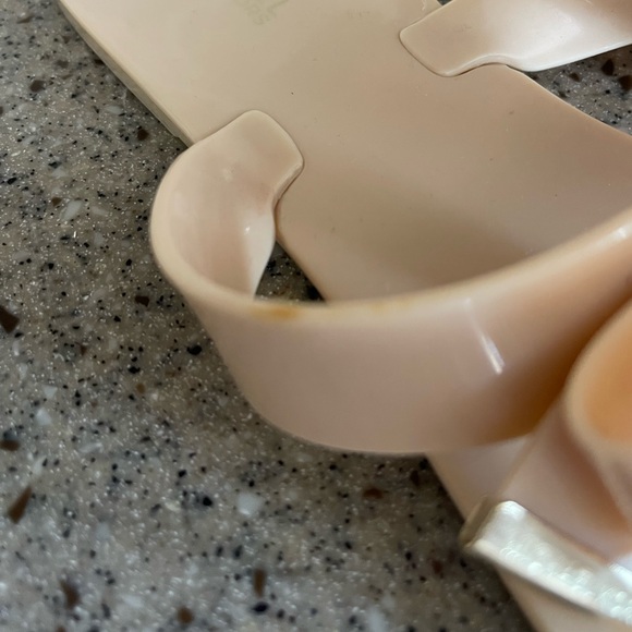 Michael Kors Women’s Kayden Bow Nude Jelly Sandal Sz 10 - Picture 4 of 6